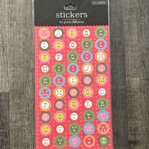 💞 New Multicolored Alphabet Letter & Number Scrapbook Craft Stickers